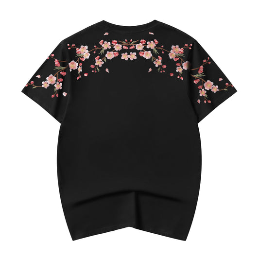Sakura Flowers Embroidered Tee