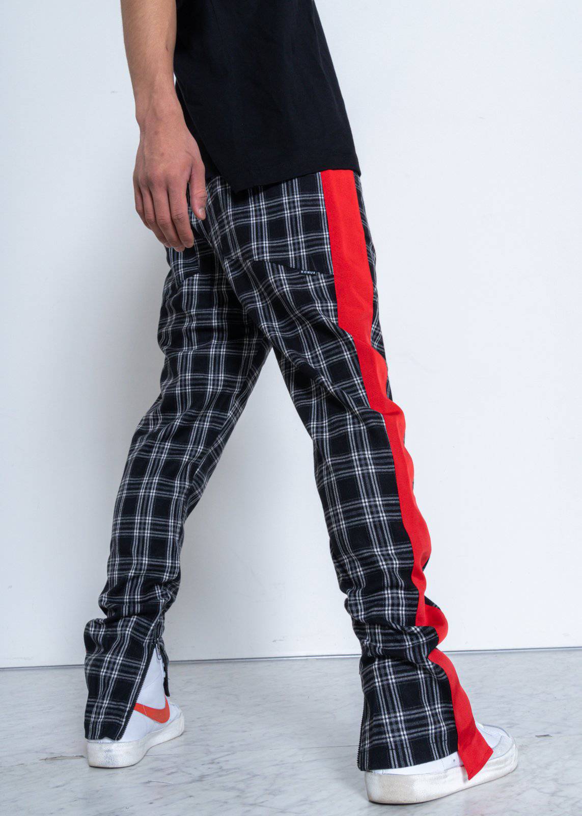 Plaid Flannel Pants | Gray