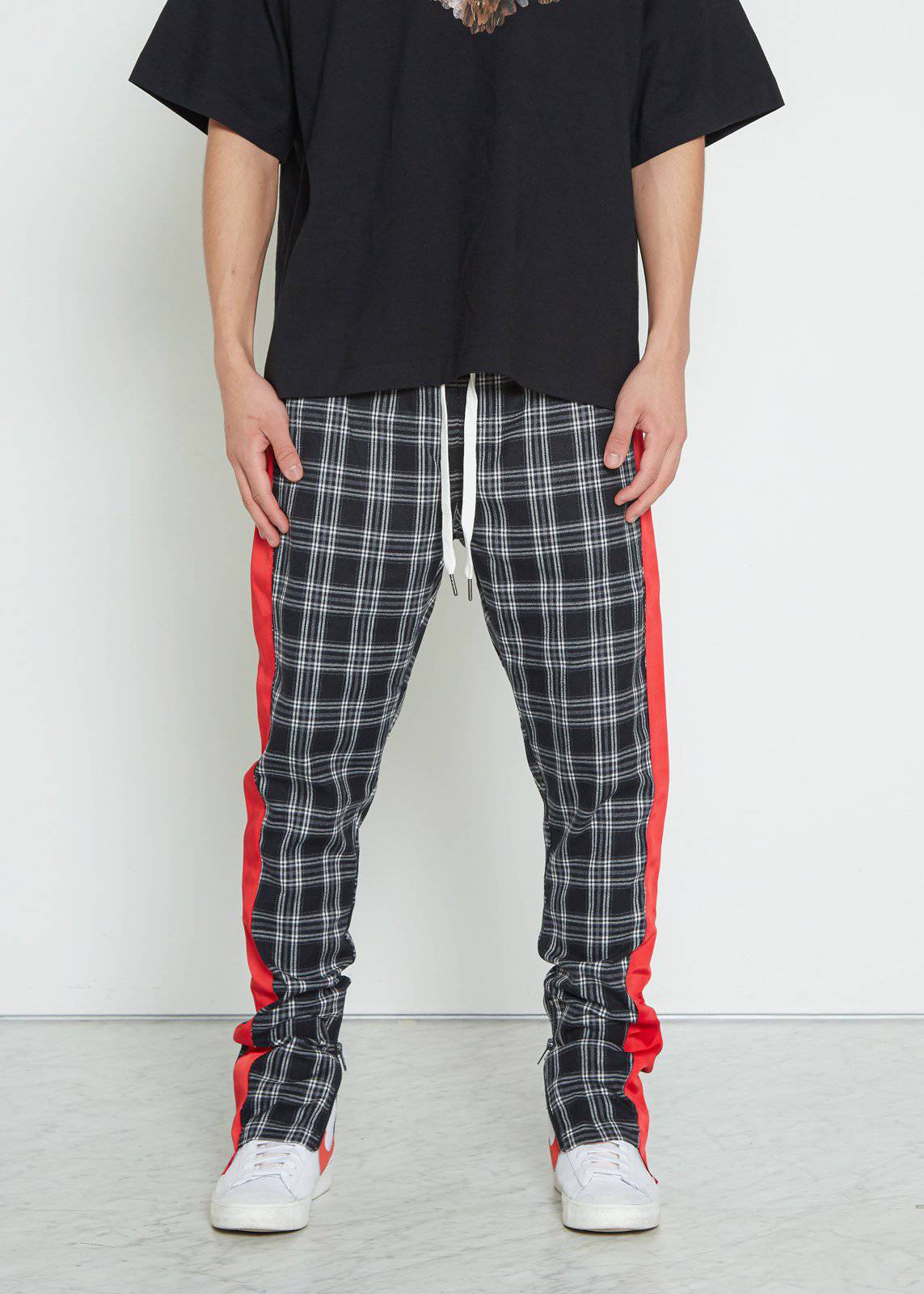 Plaid Flannel Pants | Gray