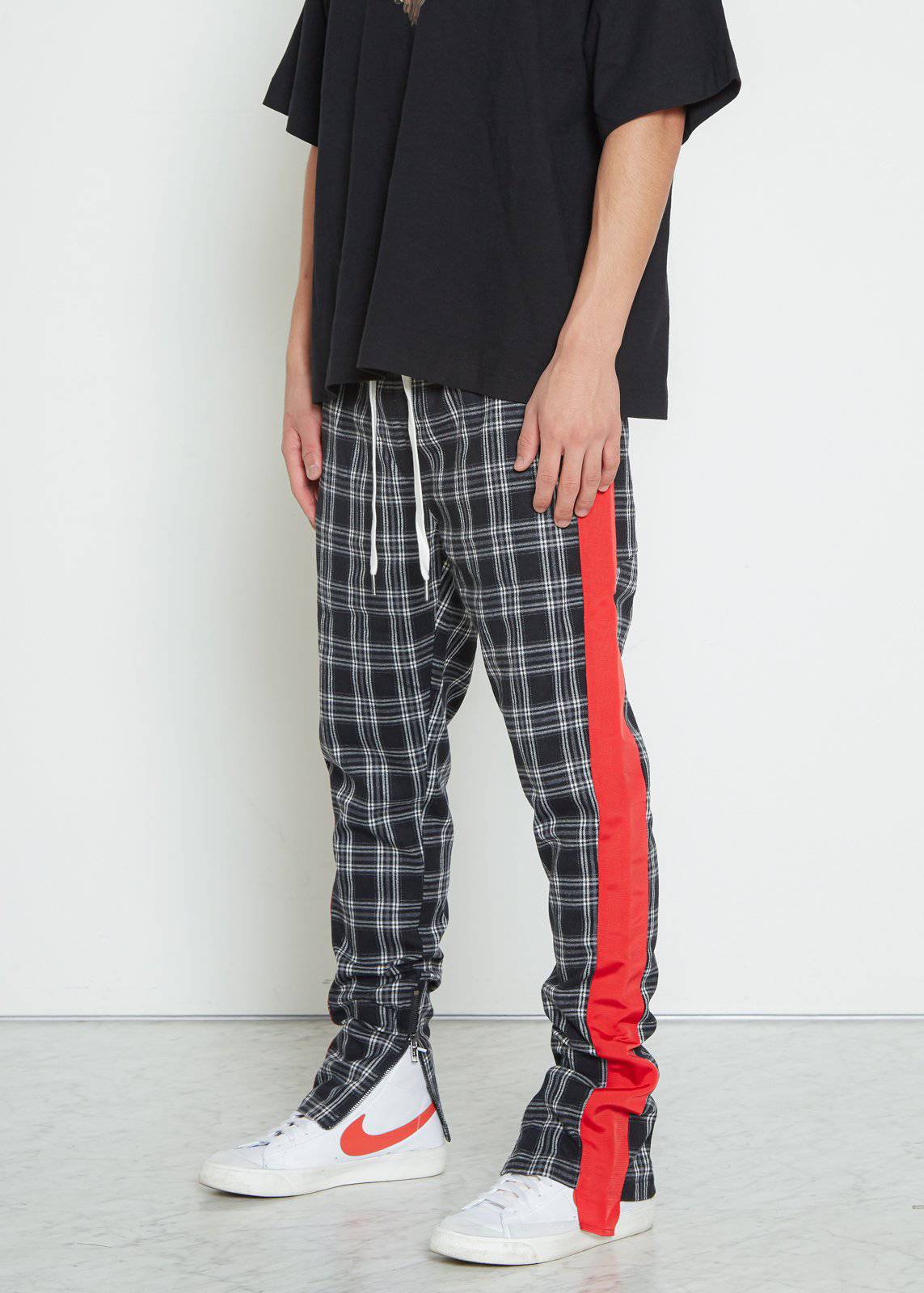Plaid Flannel Pants | Gray