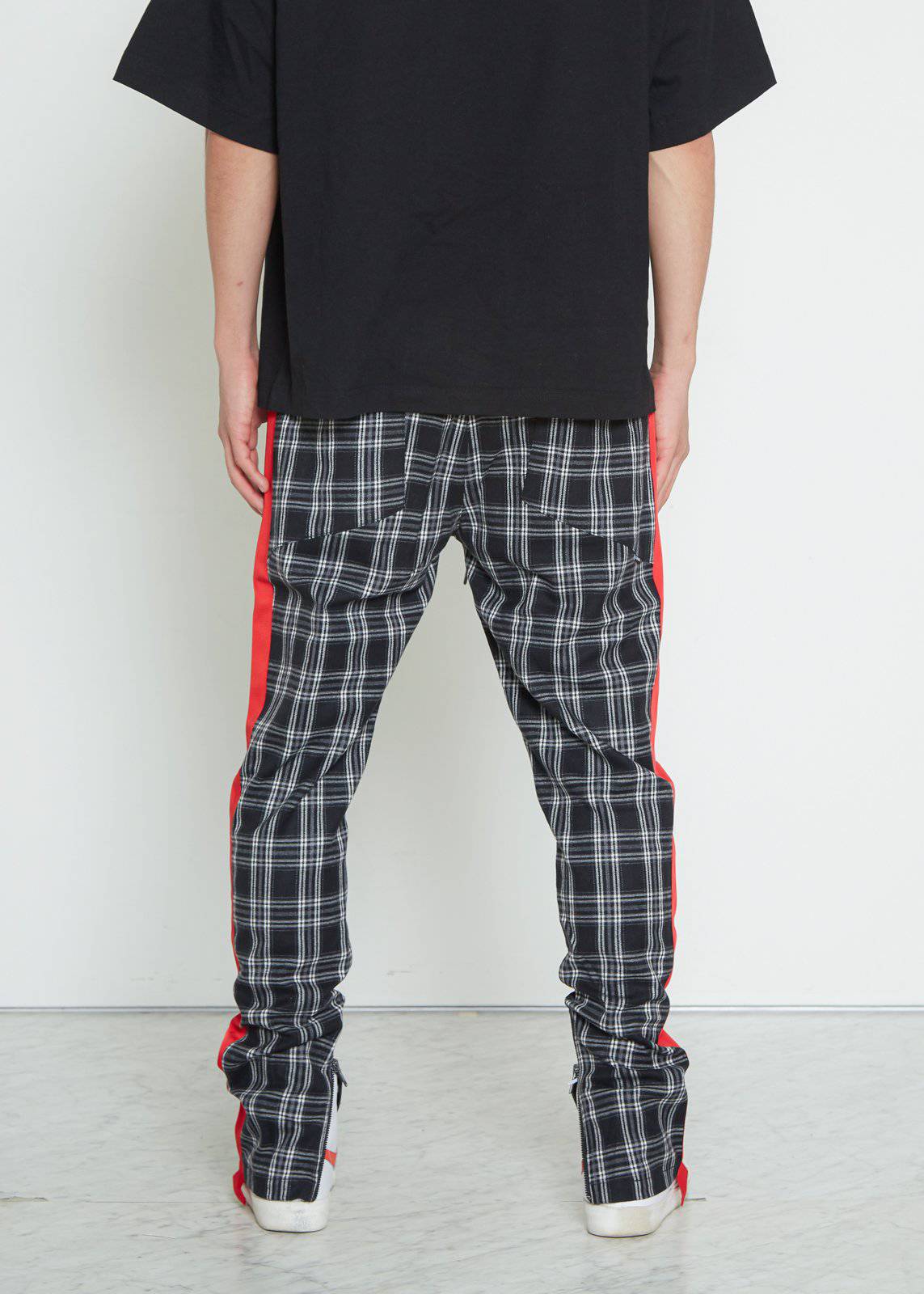 Plaid Flannel Pants | Gray