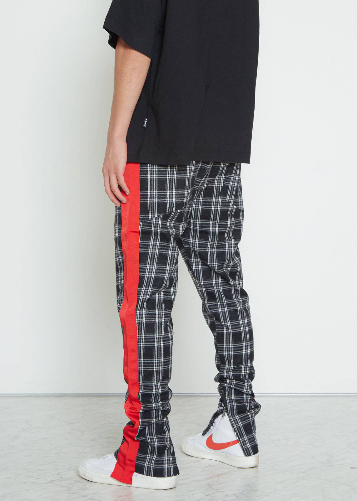 Plaid Flannel Pants | Gray