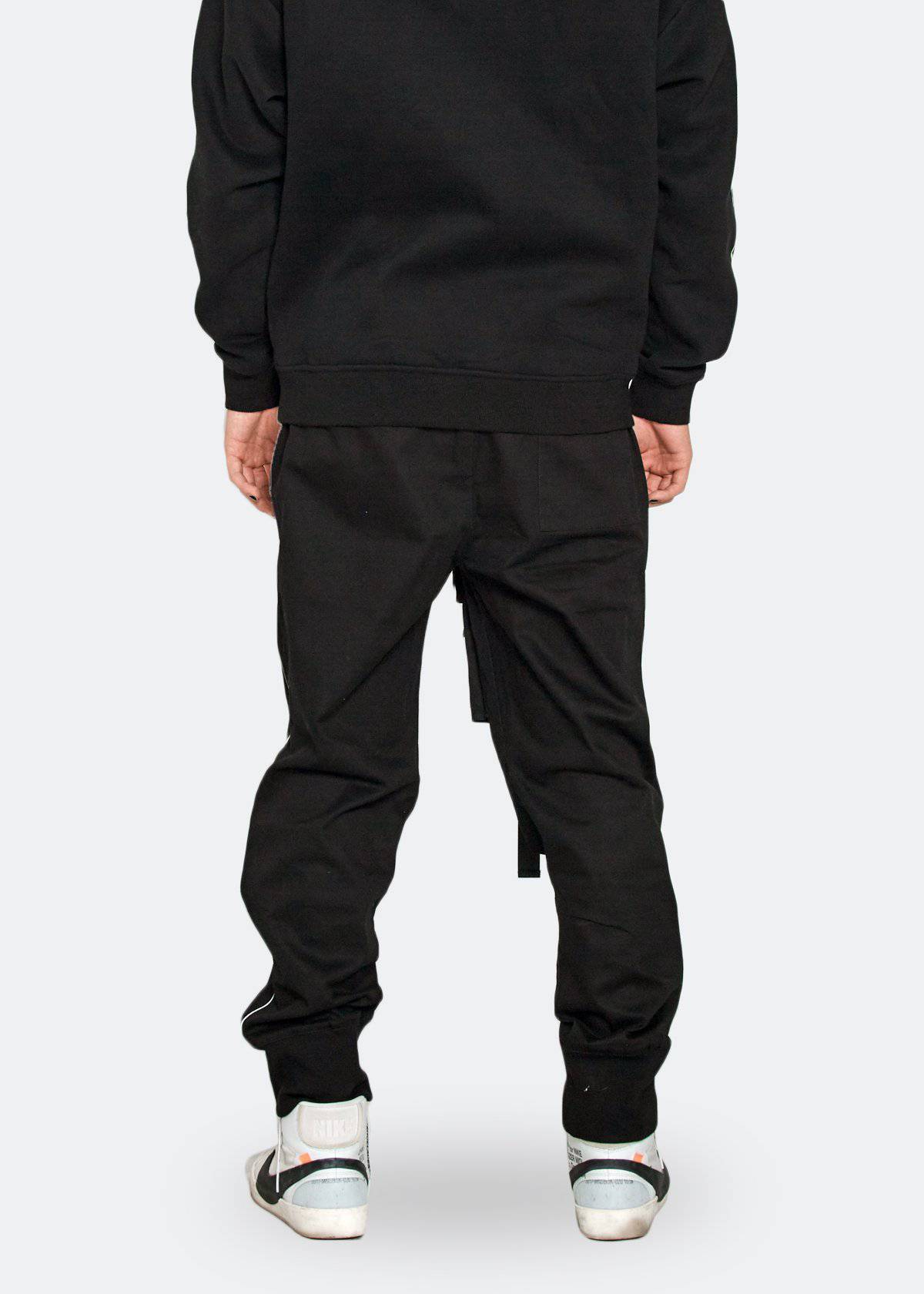 Tactical Strap Cargo Joggers | Black