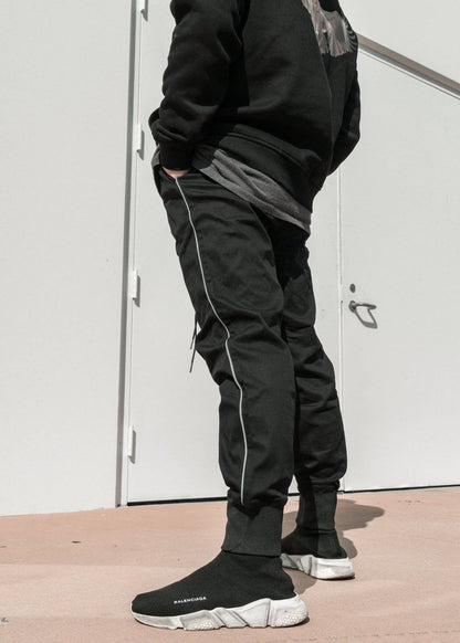 Tactical Strap Cargo Joggers | Black
