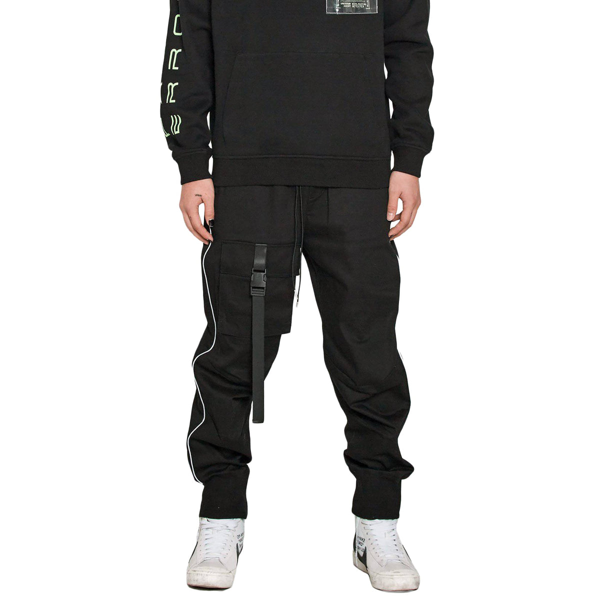 Tactical Strap Cargo Joggers | Black