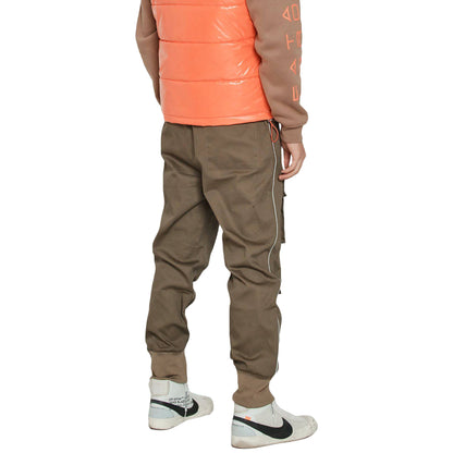 Tactical Strap Cargo Joggers | Tobacco