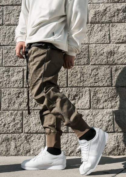 Tactical Strap Cargo Joggers | Tobacco