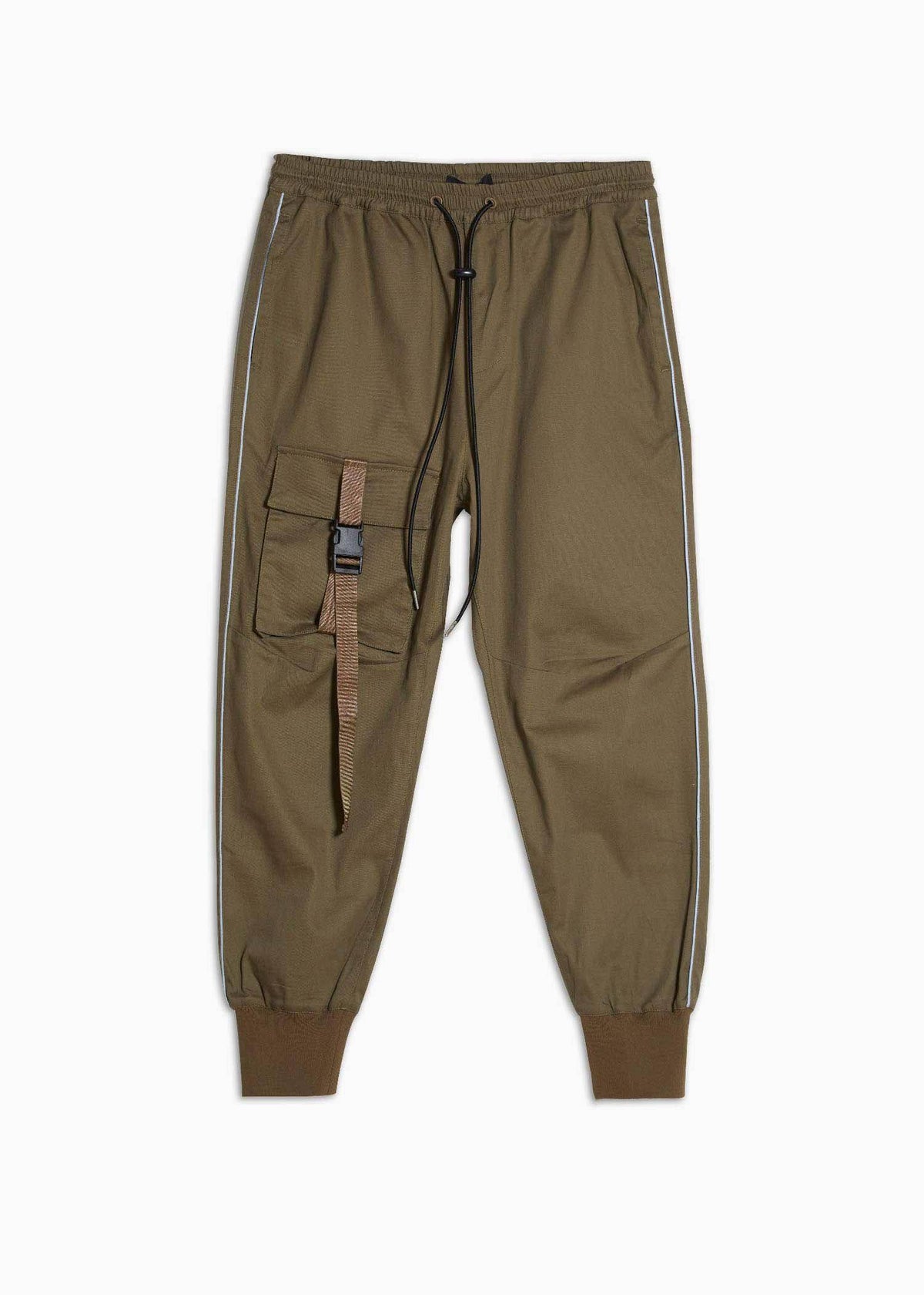 Tactical Strap Cargo Joggers | Tobacco