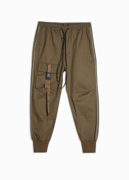 Tactical Strap Cargo Joggers | Tobacco
