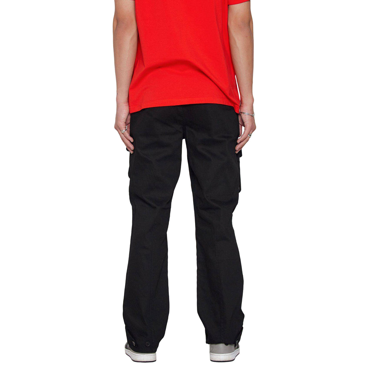 Cargo Pants with Removable Pocket | Black