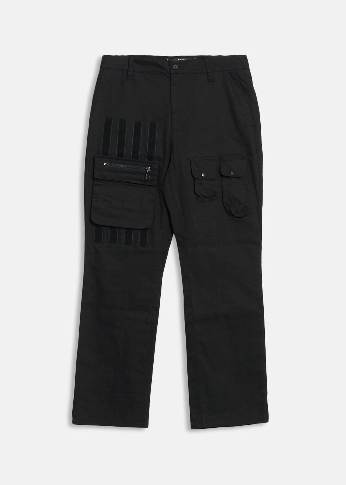 Cargo Pants with Removable Pocket | Black