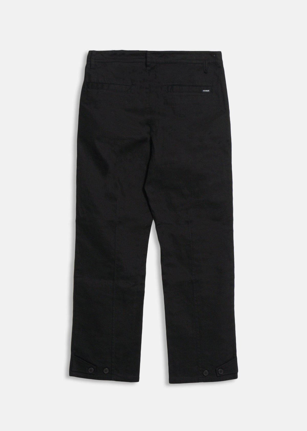 Cargo Pants with Removable Pocket | Black