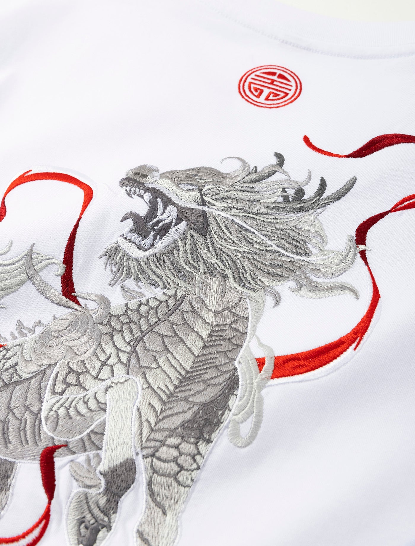 Raging Kirin Embroidery Tee