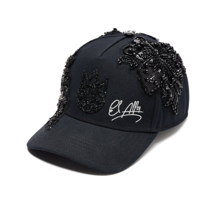 El Alfa Premium Snapback Trucker Hat | Black