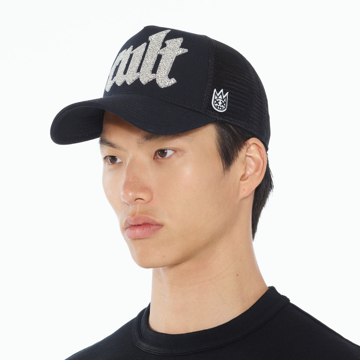 Crystal Cult Script Logo Hat | Black