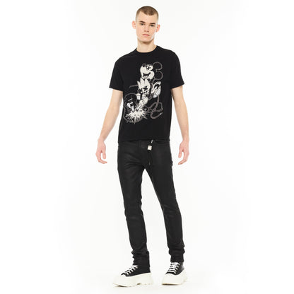 Cult's Rocker Slim 602 Jeans | Black Coated