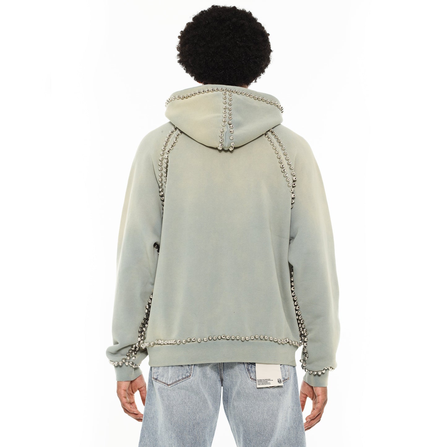 Pullover Novelty Hoody in Smog
