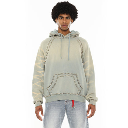 Pullover Novelty Hoody in Smog