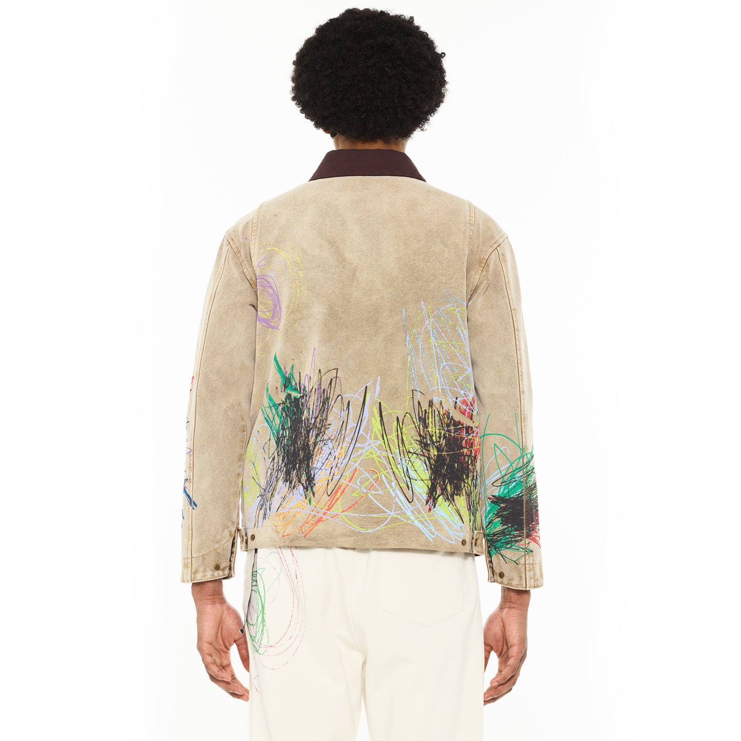 Canvas Workwear Jacket in Scribble