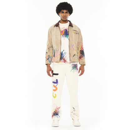 Canvas Workwear Jacket in Scribble