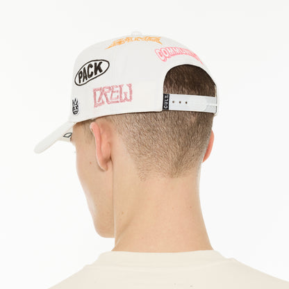 Mesh Back Trucker Hat "Cult Community" | Winter White