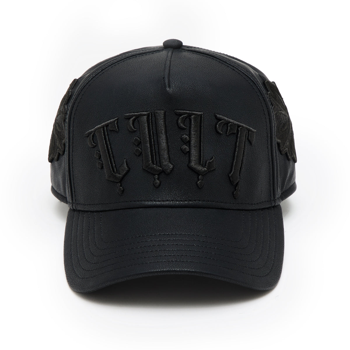 Cult X El Alfa Logo 5 Panel A Frame Trucker Hat "Flower" | Black
