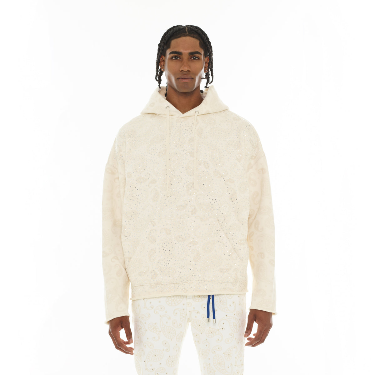 Cult's Pullover Novelty Hoody "Paisley" in Paisley