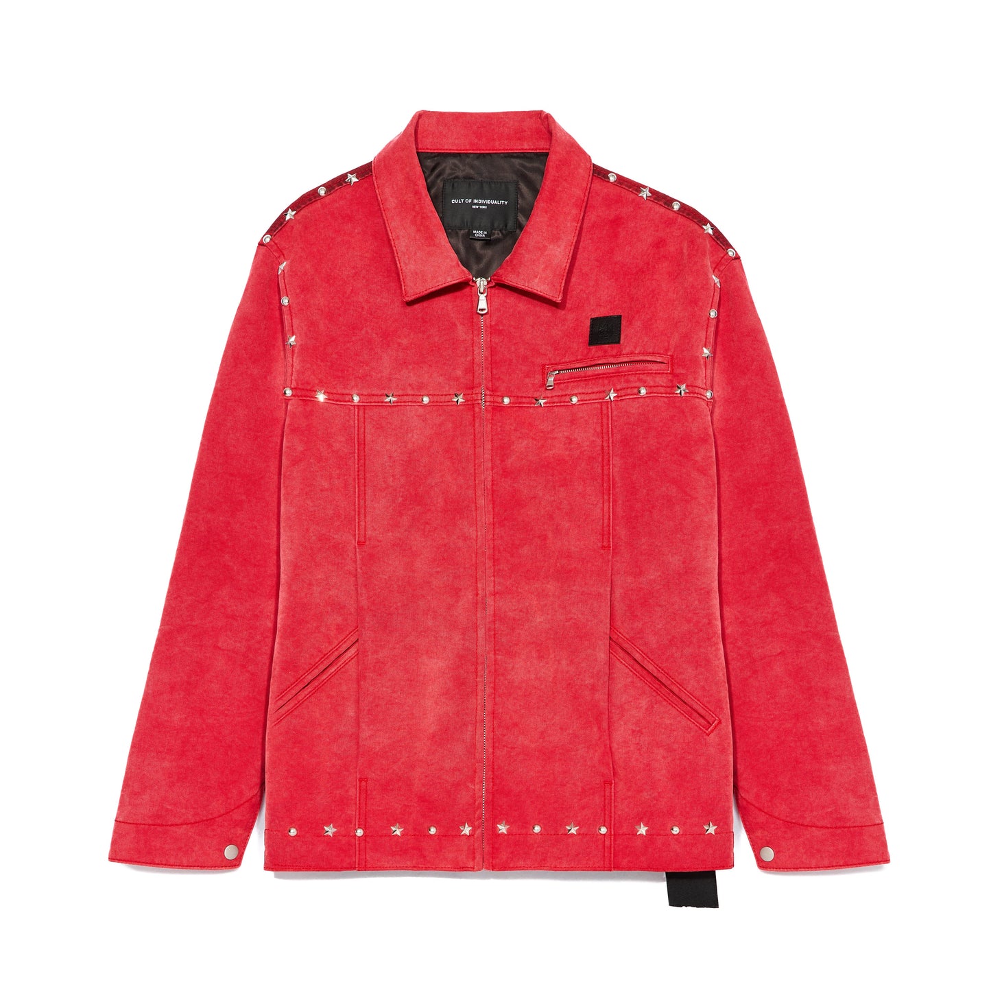 Canvas Workwear Jacket in Vintage Red Canvas