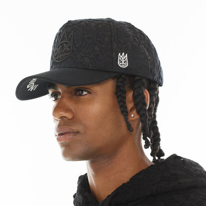 A Frame Trucker Hat "Lace" In Black