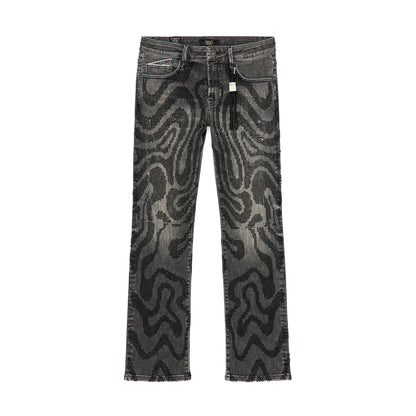 Signature Rebel Straight Jeans in Swirl