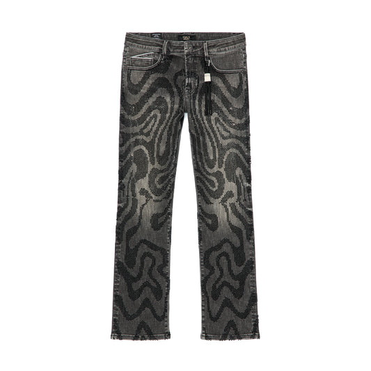 Signature Rebel Straight Jeans in Swirl