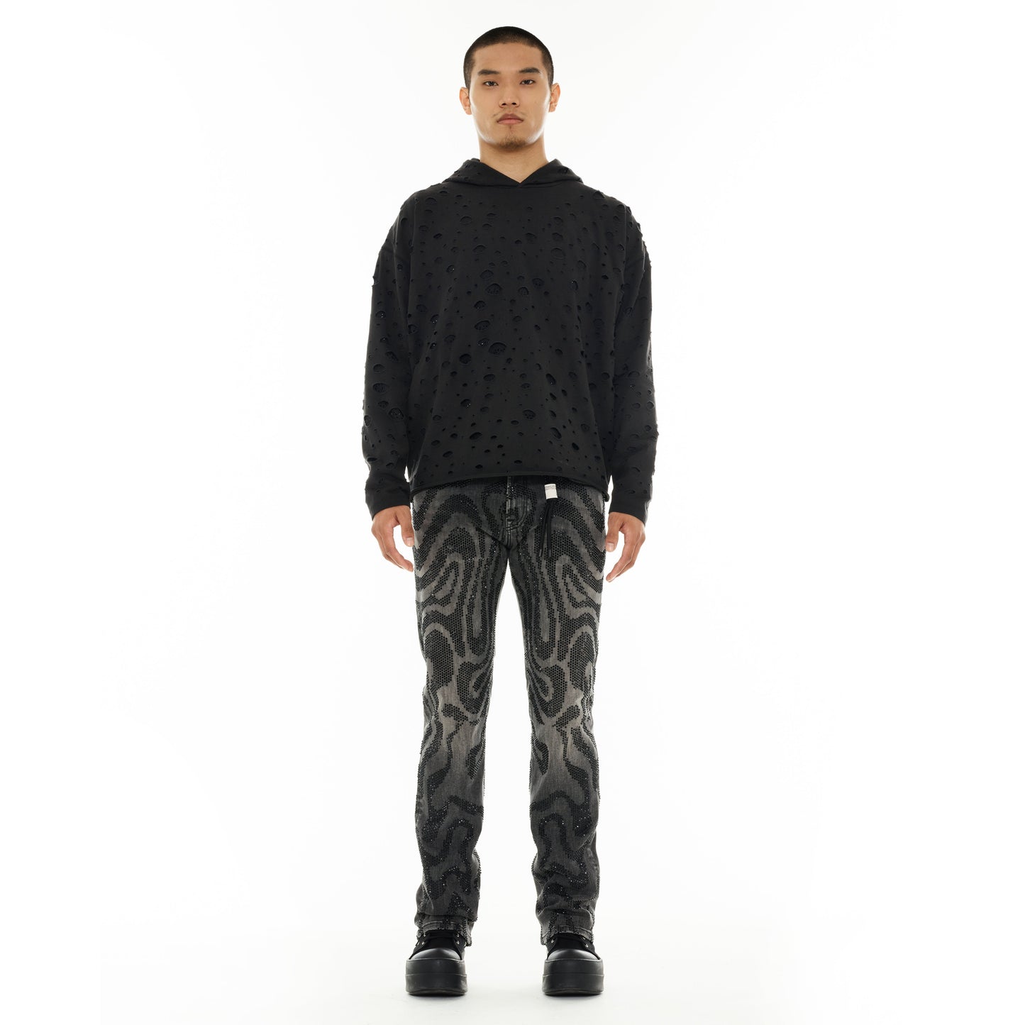 Signature Rebel Straight Jeans in Swirl