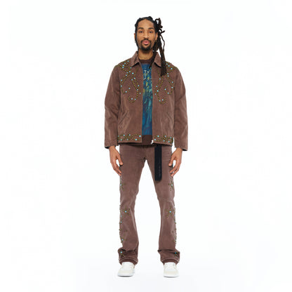 Cult's Canvas Workwear Jacket In Pinecone