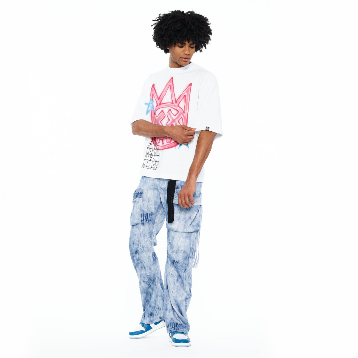 Cult's Grunge Baggy Cargo 610 Jeans In Cloud