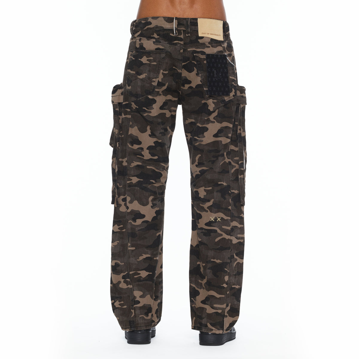 Grunge Baggy Cargo 610 Jeans In Java Camo