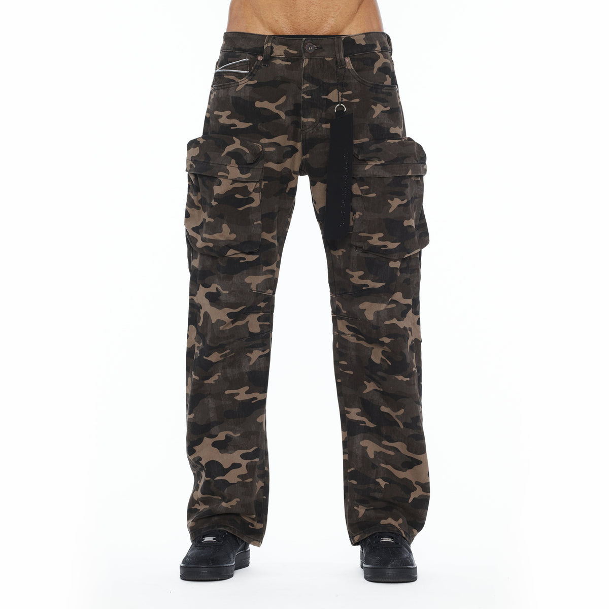 Grunge Baggy Cargo 610 Jeans In Java Camo