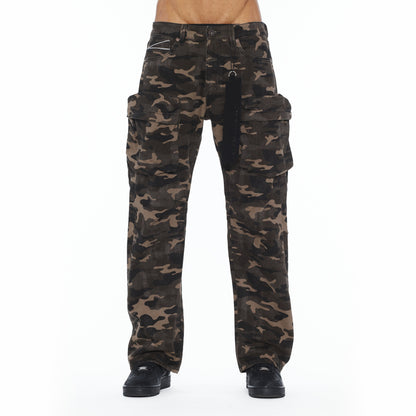 Grunge Baggy Cargo 610 Jeans In Java Camo