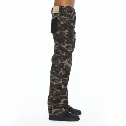 Grunge Baggy Cargo 610 Jeans In Java Camo