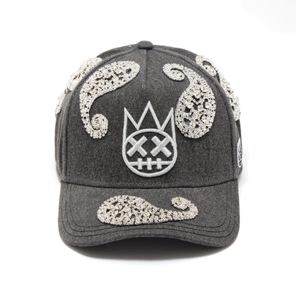 El Alfa Paisley Panel A Frame Trucker Hat | Black