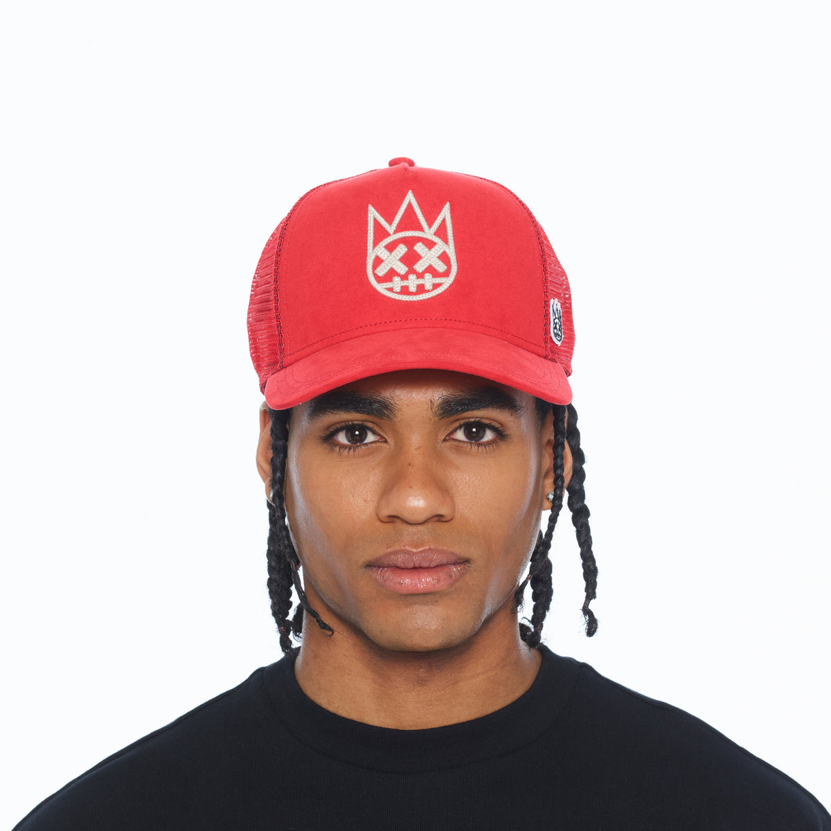 Logo Mesh Back Trucker Hat | Racing Red