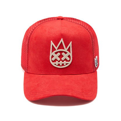 Logo Mesh Back Trucker Hat | Racing Red