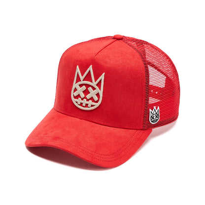 Logo Mesh Back Trucker Hat | Racing Red