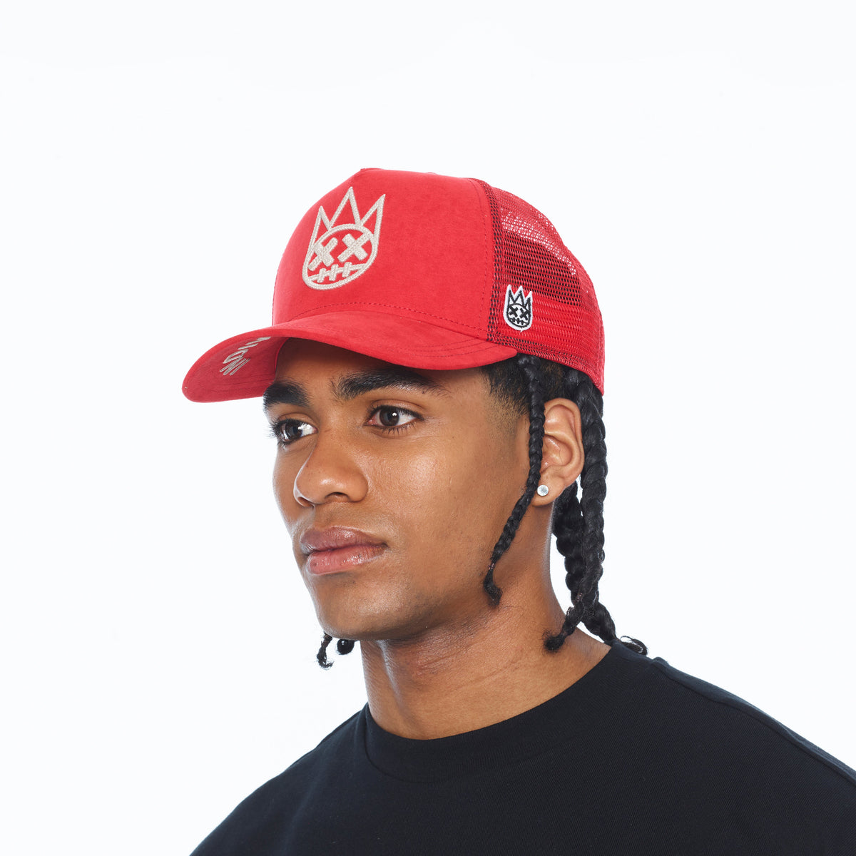 Logo Mesh Back Trucker Hat | Racing Red