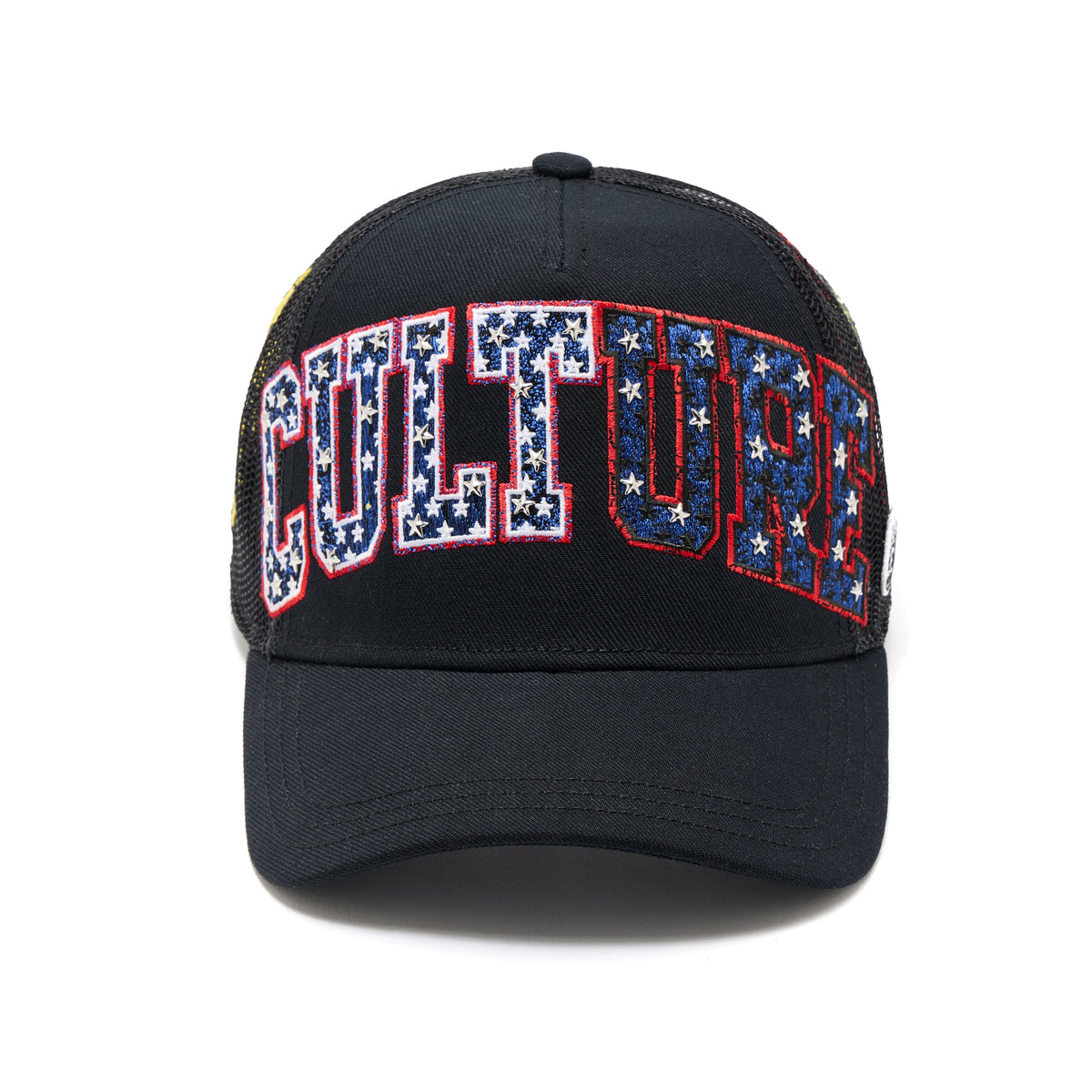 Mesh Back Trucker Hat "Culture" | Black