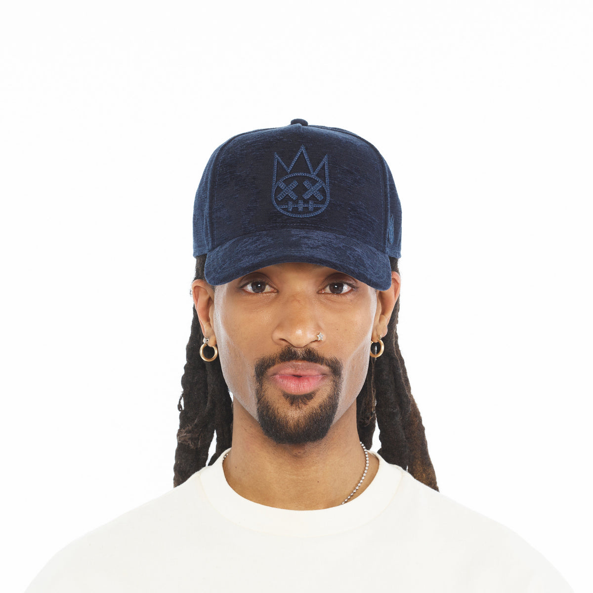 A Frame Trucker Hat "Jacquard" | Navy