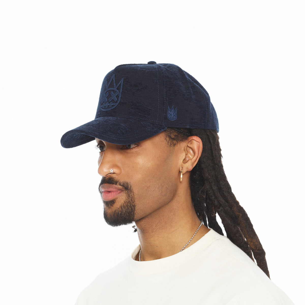 A Frame Trucker Hat "Jacquard" | Navy