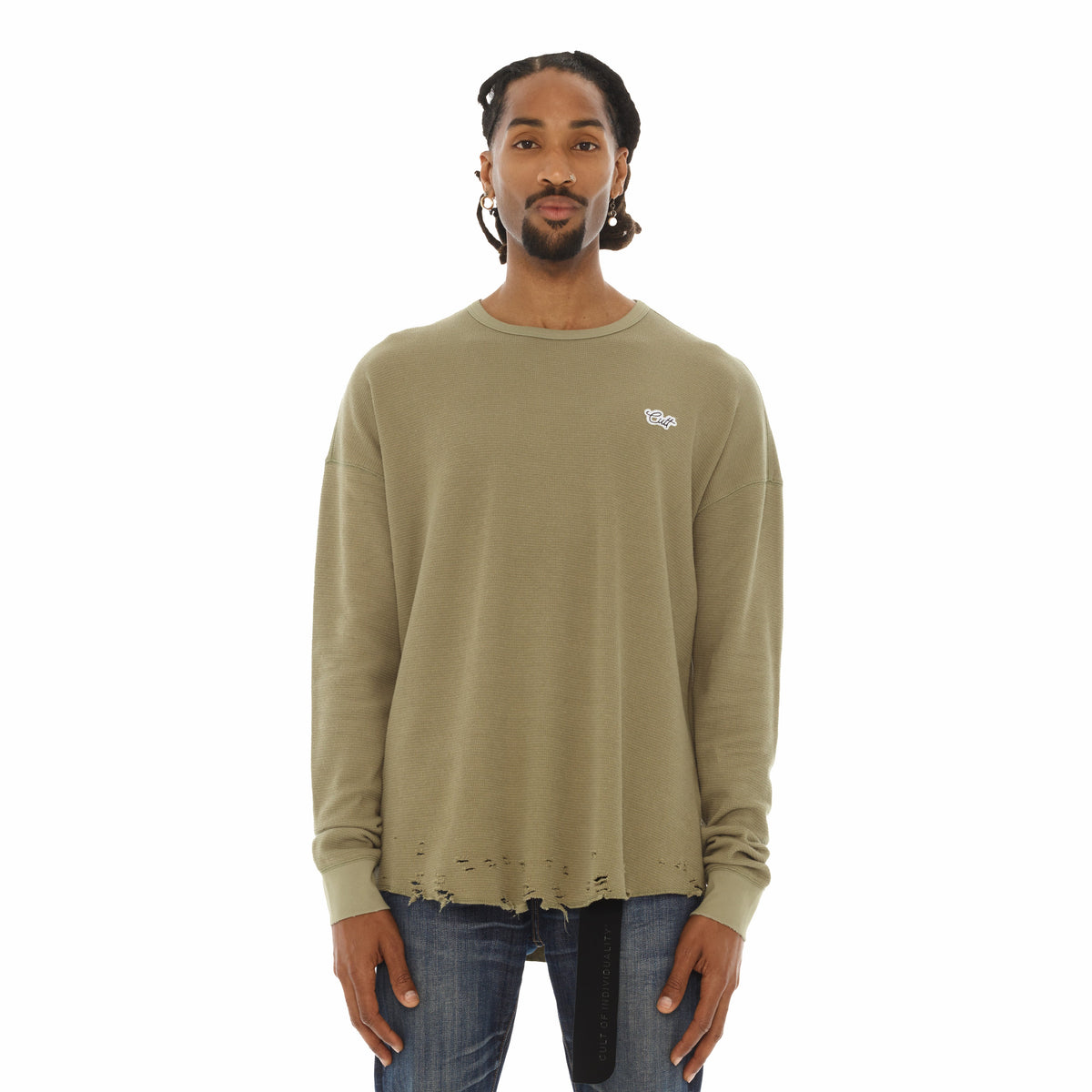 Long Sleeve Thermal Shirt | Sage Green