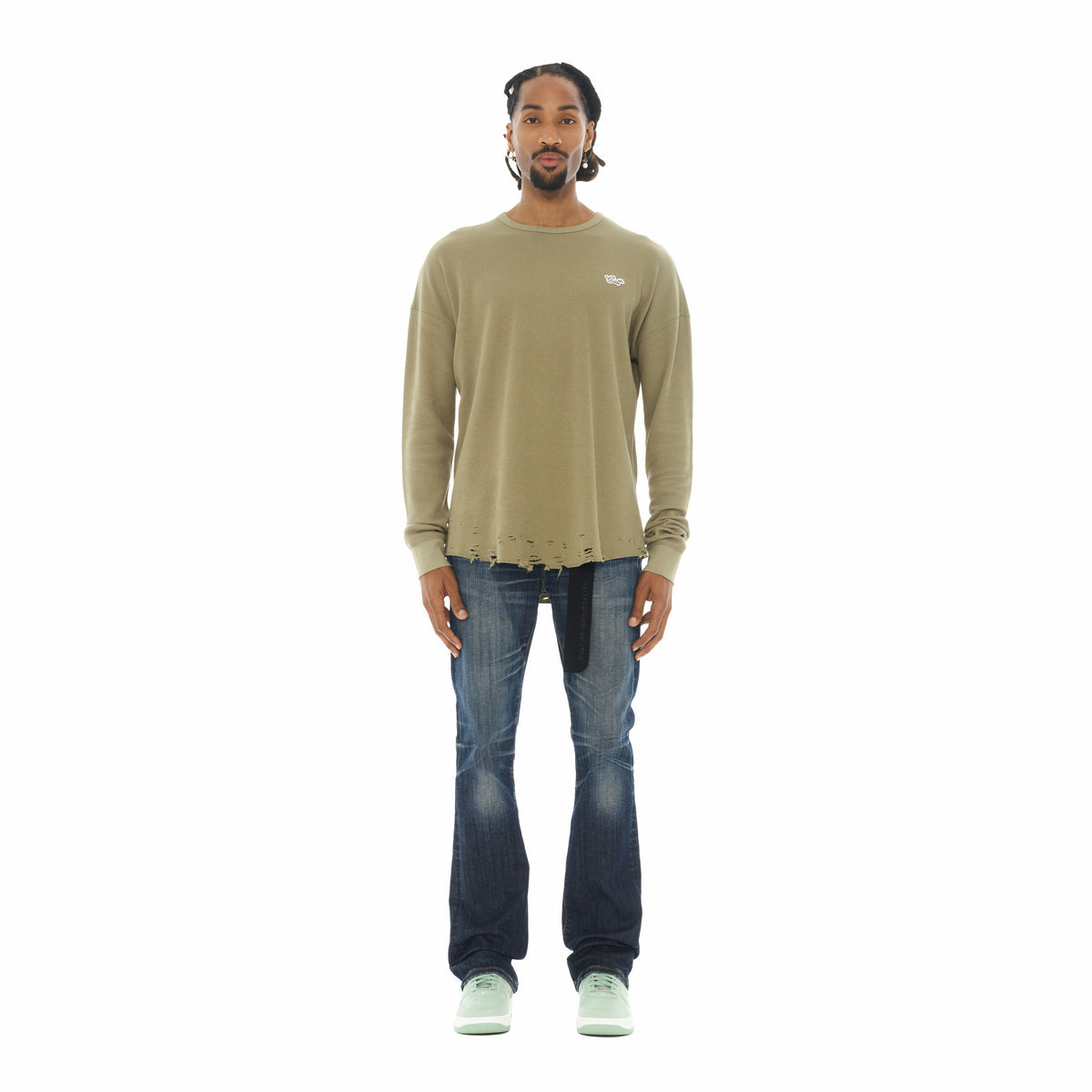 Long Sleeve Thermal Shirt | Sage Green