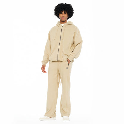 French Terry Open Hem Sweatpants 620 Grams | Cream