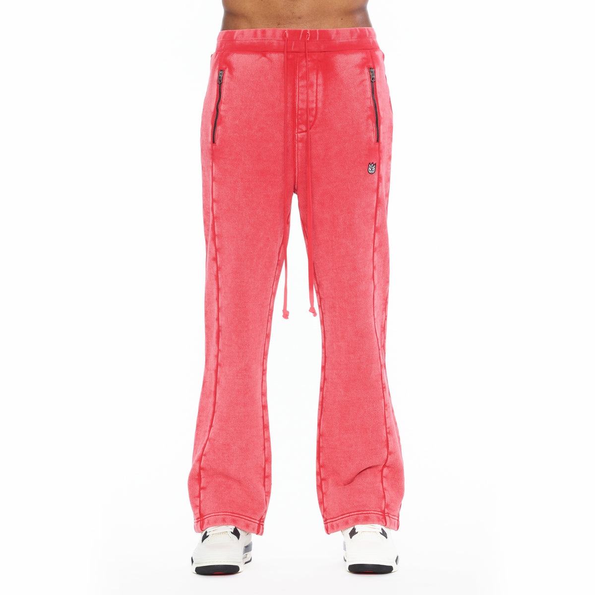 French Terry Open Hem Sweatpants 620 Grams | Racing Red